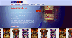 Desktop Screenshot of amutron.nl
